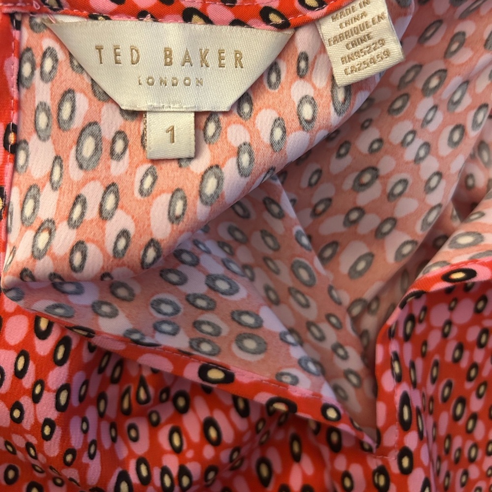 Ted Baker Sleeveless Circular Pattern Top - image 4